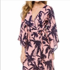 XIX Palms Bermuda Kimono Robe Dress